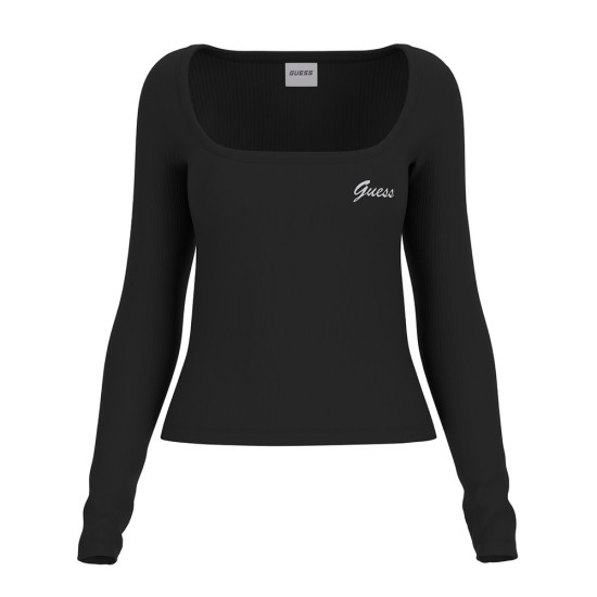 Guess Γυναικεία μακρυμάνικη μπλούζα Fabia Long Sleeve Rib Knit-Top